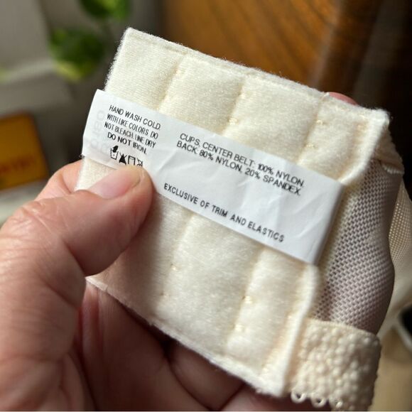 🎀 Vintage 🎀 Bali Cream Bra Size 34 C - Picture 9 of 12